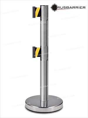 Cтойка с лентой 3 метра BS2LW-126313 yellow/black
